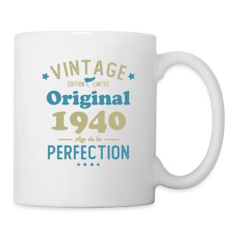 Cadeau D'anniversaire 1940 Rétro Vintage 1940 - Mug blanc - blanc - Droite