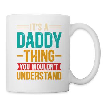 C’est une chose de papa que vous ne comprendriez pas - Mug blanc - blanc - Droite