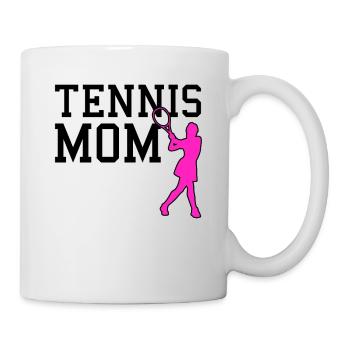 tennis mom - Tasse - Weiß - Rechts
