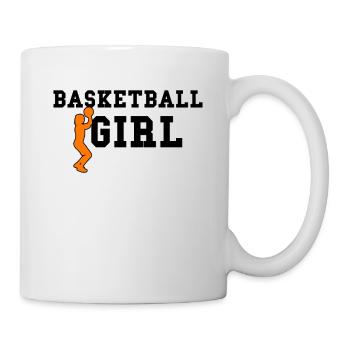 basketball girl - Mug - white - Right
