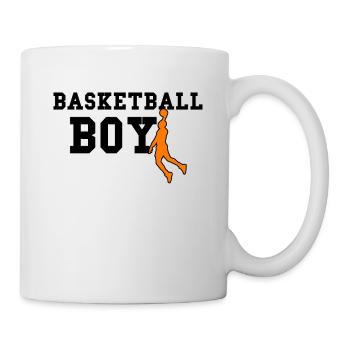 basketball boy - Tasse - Weiß - Rechts
