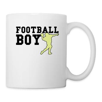 football boy - Tasse - Weiß - Rechts