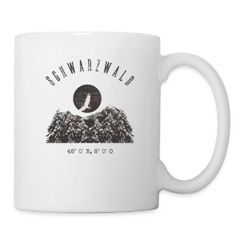 Schwarzwald Koordinaten Schwarzwälder Gebirge - Tasse - Weiß - Rechts