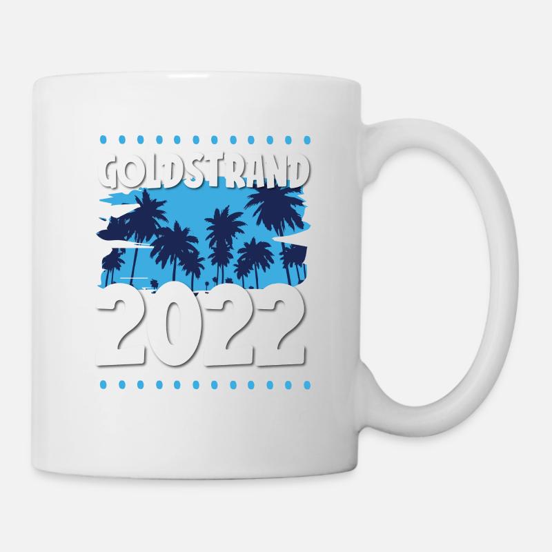 Goldstrand 2022 - Tasse - Weiß