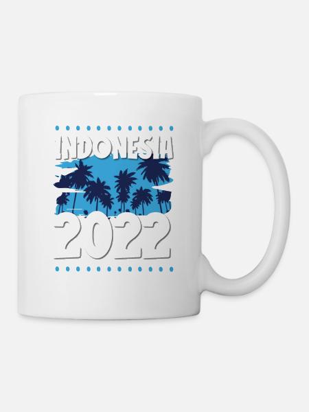 Indonesia 2022 - Tasse - Weiß