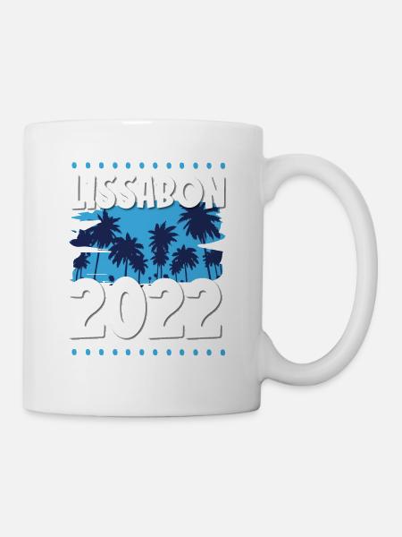 Lissabon 2022 - Tasse - Weiß