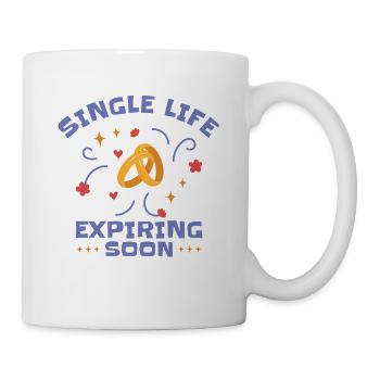 Bachelor Single Life Bachelor Party Marrying - Mug - white - Right