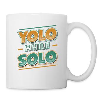 Solo proud single, Happy single - Mug - white - Right