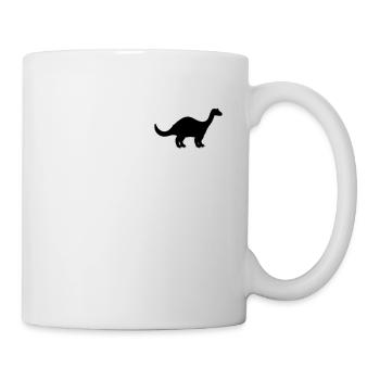 Badge - Mignon Dinosaure Andesaurus - Mug blanc - blanc - Droite