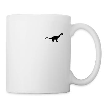 Badge - Dinosaure mignon Europasaurus - Mug blanc - blanc - Droite