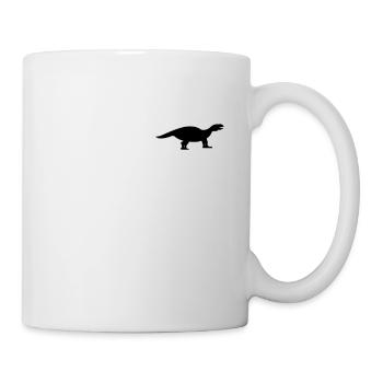 Badge - Dinosaure mignon Isanosaurus - Mug blanc - blanc - Droite