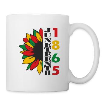 Juneteenth Day 1865, Freedom Day America African - Mug - white - Right