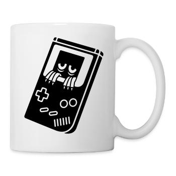 Game Boy with creature - Mug - white - Right
