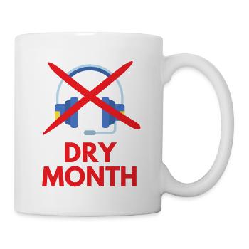 DRY MONTH GAMING - Mug blanc - blanc - Droite