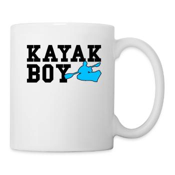 kayak boy - Mug - white - Right