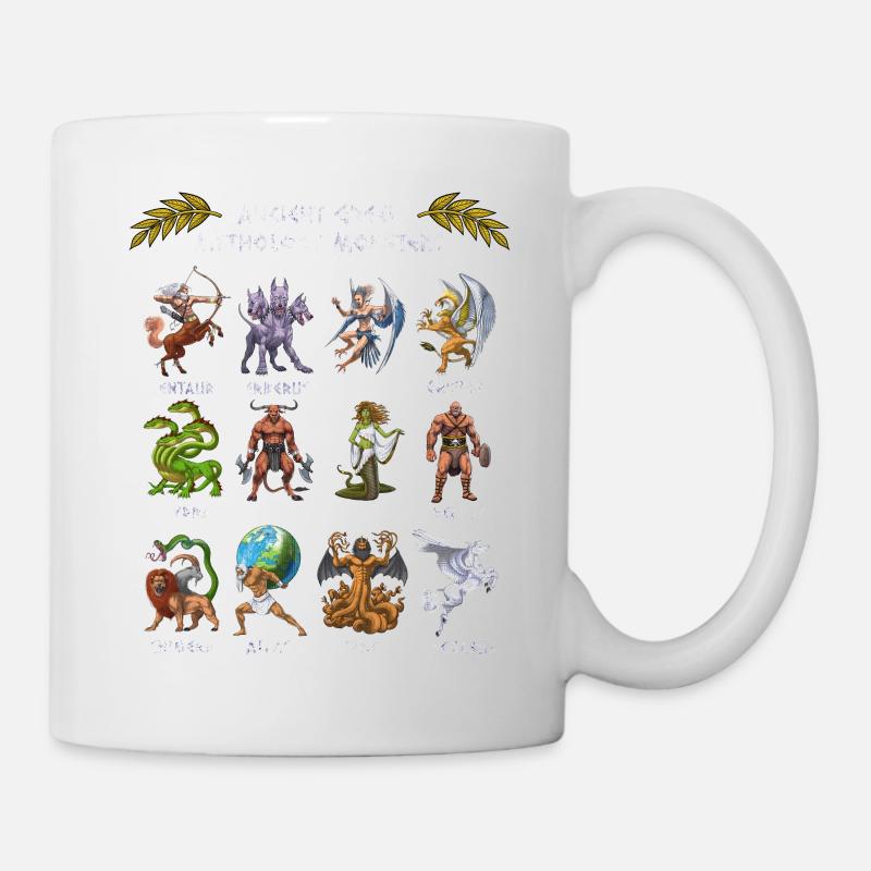 Ancient Greek Mythology Monsters - Mug - white