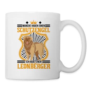 Leonberger Schutzengel - Tasse - Weiß - Rechts