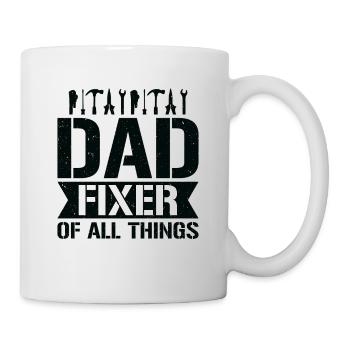 Dad Carpenter Woodworker Woodworking - Mug - white - Right