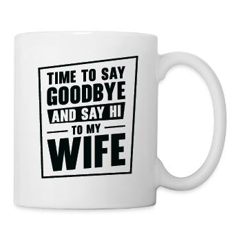 Célibataire Fiancé Mariage Épouse Anniversaire de mariage - Mug blanc - blanc - Droite