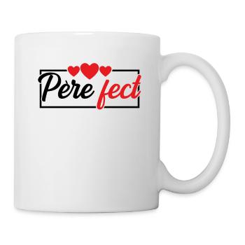 Père Fect Papa Fête Des Pères Meilleur Papa Humour - Mug blanc - blanc - Droite