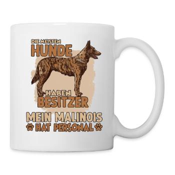 Malinois Gassi Witziges Belgischer Schäferhund - Tasse - Weiß - Rechts