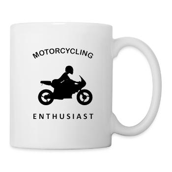 Motorcycling Enthusiast Motorcyclist Biker - Mug - white - Right