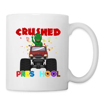 Monster Truck Dinosaur Preschool I Gift - Mug - white - Right