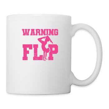 Ich könnte ausflippen Lustige Turnerin - Tasse - Weiß - Rechts