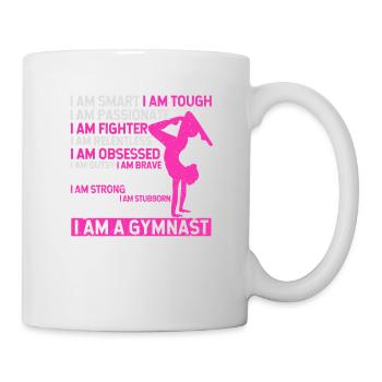 Pourquoi y aller quand vous achetez Cartwheel Tumbling gymnastique - Mug blanc - blanc - Droite