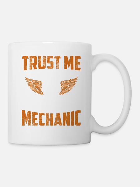 Croyez-moi, je suis un atelier d’outils de garage mécanicien - Mug blanc - blanc