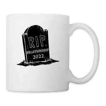 RIP To My Relationship 2022 Funny Gothic Aesthetic - Mug - white - Right