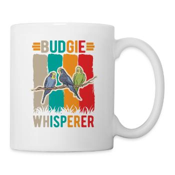 Perruche Budgerigar Whisperer Welli - Mug blanc - blanc - Droite
