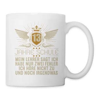 Abitur Gymnasium Damen und Herren Abi 2022 - Tasse - Weiß - Rechts