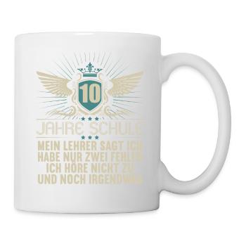 Realschule bestanden Realschulabschluss 2022 - Tasse - Weiß - Rechts