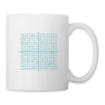 Je vois que vous avez graph paper mathematics pun formula - Mug blanc - blanc - Droite