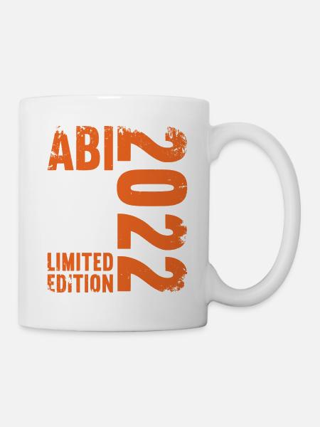 Abitur Gymnasium Damen und Herren Abi 2022 - Tasse - Weiß