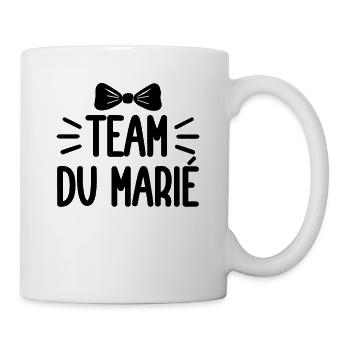 Team Marié Mariage Amour Coeur Love Cadeau Evg - Mug blanc - blanc - Droite