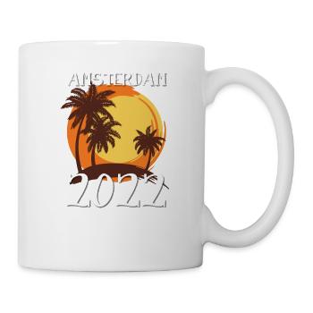 Amsterdam 2022 Palm Trees - Mug - white - Right