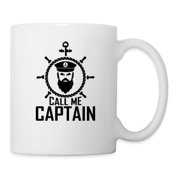 Call me Captain Boat Sailboat Sea Gift - Mug - white - Right