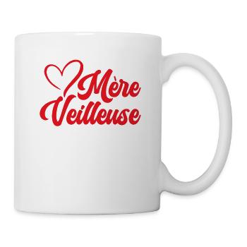 Mère Veilleuse Maman Fête Des Mères Anniversaire - Mug blanc - blanc - Droite