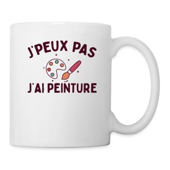 Peinture Peintre Dessin Aquarelle Dessiner Art - Mug blanc - blanc - Droite