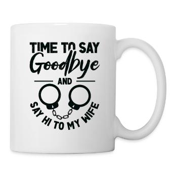 Célibataire Fiancé Mariage Épouse Anniversaire de mariage - Mug blanc - blanc - Droite