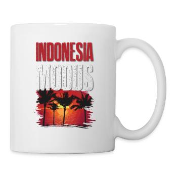 Indonesia Modus - Tasse - Weiß - Rechts