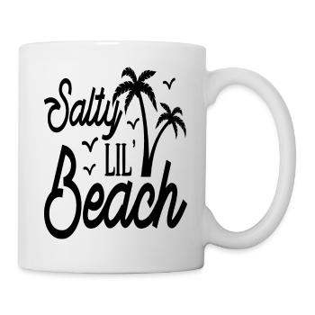 Plage salée de Lil - Mug blanc - blanc - Droite