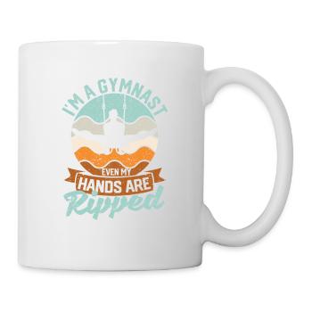 Fun gymnastics I'm a gymnast Even my - Mug - white - Right