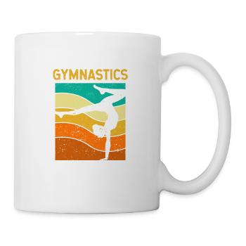 Funny gymnast I don't always do gymnastics - Mug - white - Right