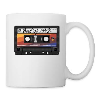 Best Of 1972 Mixtape Cassette 70s Party Mix - Mug - white - Right