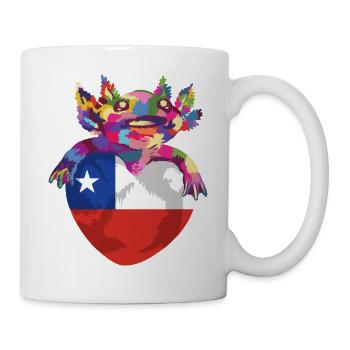 Chile Flagge Südamerika Chilenische Fahne Vintage - Tasse - Weiß - Rechts