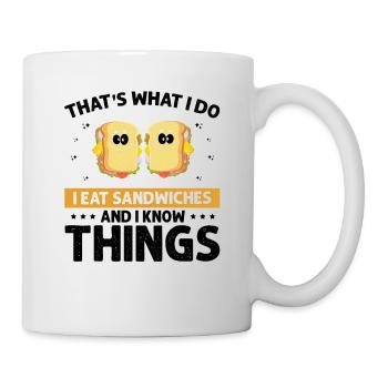 Sandwich Love and Scientist Cheese Food - Mug - white - Right
