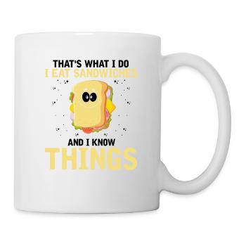 Sandwich Love and Scientist Cheese Food - Mug - white - Right